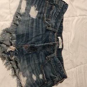 Hollister jean shorts